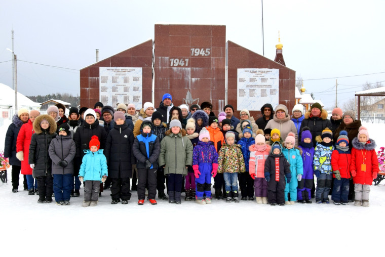 Митинг, посвященный 80-летию снятия блокады Ленинграда.